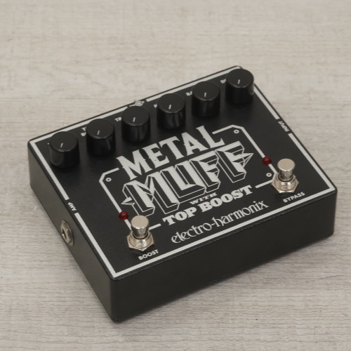 Used Electro Harmonix Metal Muff With Top Boost Distortion Pedal 40015-S000327346