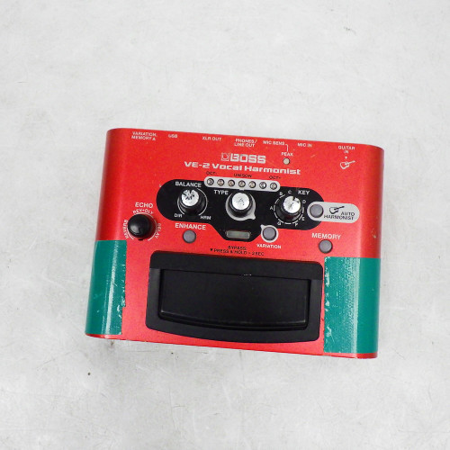 Used Boss VE-2 Vocal Harmonist  Pedal 40042-S000258023