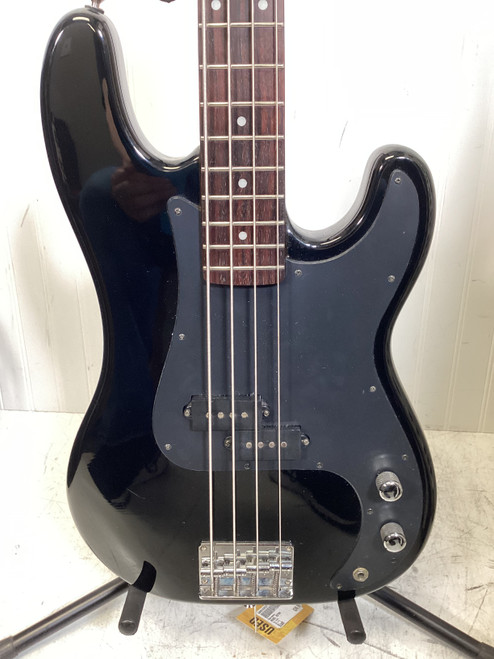 Used Harmony MODEL 02700 P Type Bass Guitar Black 4-String 40107-S000152523