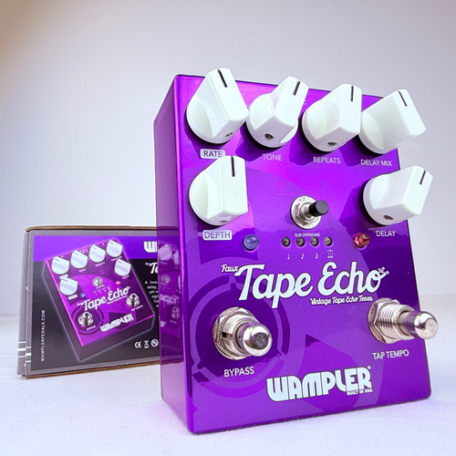 Used Wampler Faux Tape Echo V2 Delay Guitar Pedal 41121-S000050801