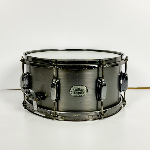 Used Tama 7 x 13 METALWORKS BLACK NICKEL Snare Drum 13" 41103-S000055875