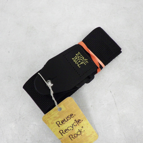 Used Ernie Ball BLACK GUITAR STRAP Guitar Accessory 40042-S000258089
