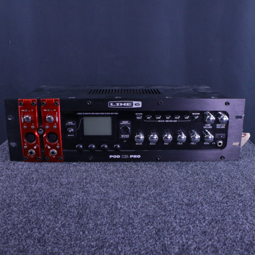Used Line 6 POD X3 PRO RACK Solid State Rackmount Amplifier Head 40123-S000130089