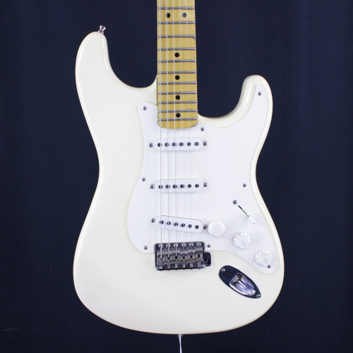 Used Fender JIMMIE VAUGHAN TEX-MEX STRATOCASTER MIM S Type Electric Guitar White 6-String 40123-S000130095