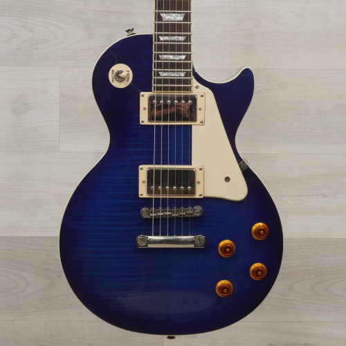 Used Epiphone Les Paul Standard Electric Guitar Blue 40015-S000327446