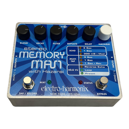 Used Electro Harmonix Stereo Memory Man With Hazarai Delay Pedal 41117-S000050768