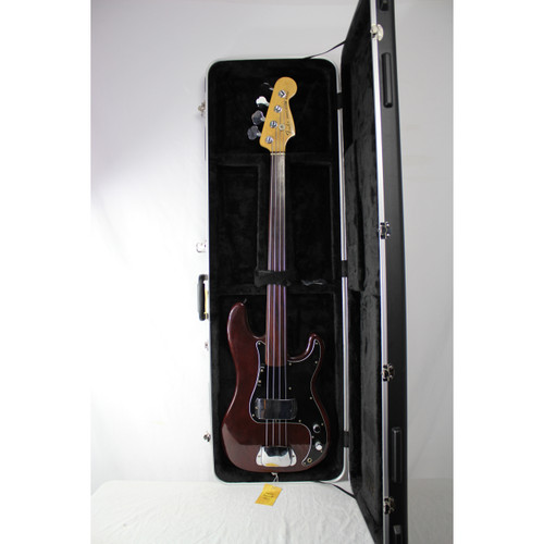 Used Fender 1978 PRECISION BASS FRETLESS Vintage P Type Bass Guitar Brown 4-String 41128-S000105802