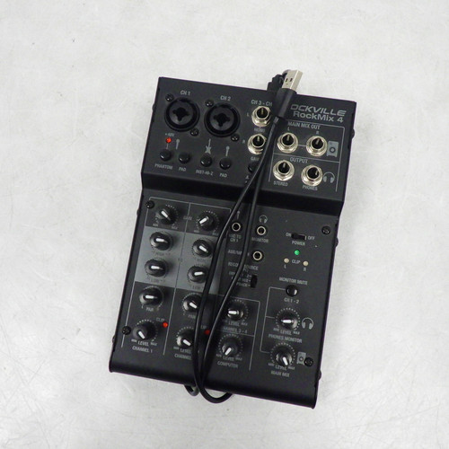 Used Rockville Rockmix 4 Compact Mixer 40042-S000258185
