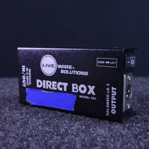 Used Live Wire PDI DI BOX Direct Box 40123-S000130154