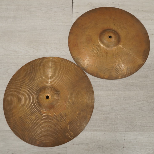 Used Sabian 14" B8 Rock Hi Hat Cymbal Pair 40015-S000327525