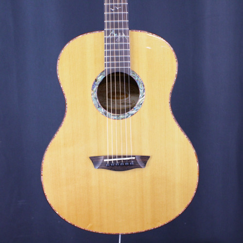 Used Washburn BELLA TONO ELEGANTE S24S - BRIDGE REGLUE Laminate Top Acoustic Guitar Natural 40123-S000130158