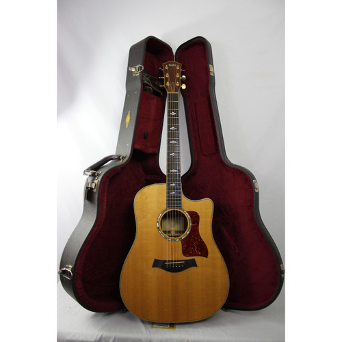 Used Taylor 810CE Solid Top Acoustic Guitar Natural 6-String 41128-S000105862
