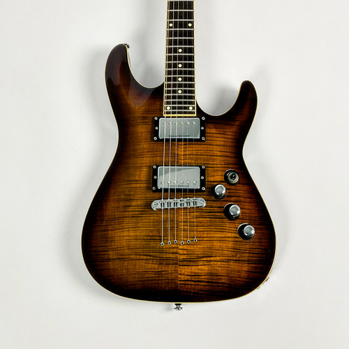 Used Schecter C-1 Standard Electric Guitar Vintage Sunburst 6-String 41103-S000055889
