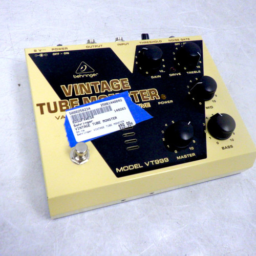 Used Behringer Vintage Tube Monster Distortion Pedal 40042-S000258234