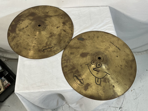 Used Pulse 14 IN HI HATS Hi Hat Cymbals 14" 40012-S000302517