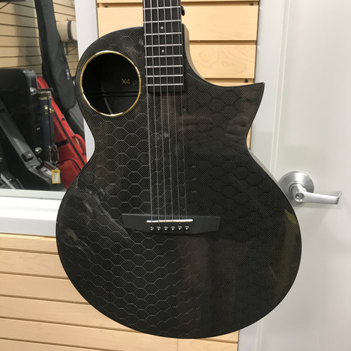 Used ENYA X4 PRO Solid Top Acoustic Guitar Black 41125-S000039137