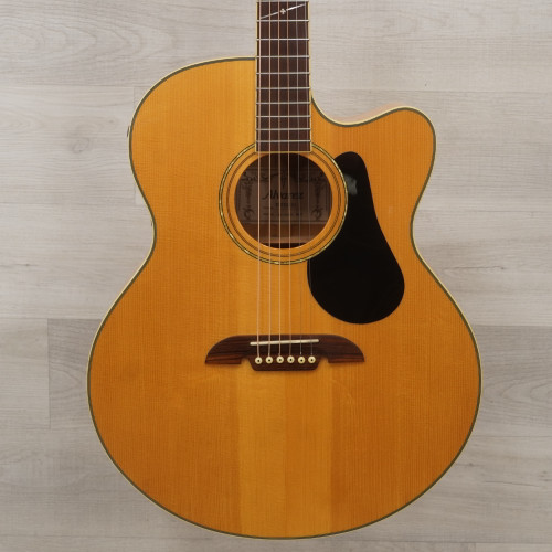 Used Alvarez AJ-60SC Solid Top Acoustic Guitar Natural 40015-S000327553