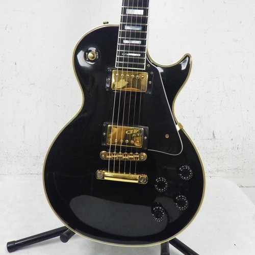 Used Gibson 1990 Les Paul Custom Black Beauty Vintage Electric Guitar 40042-S000258247