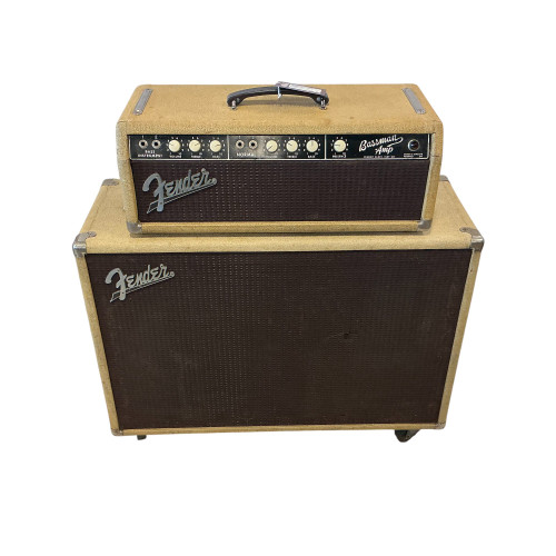 Used Fender BASSMAN PIGGYBACK Vintage Tube Guitar Combo 40009-S000305951