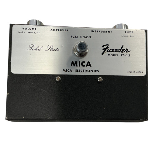 Used MICA FUZZDER FT-12 Vintage Distortion/Overdrive Pedal 40009-S000305952