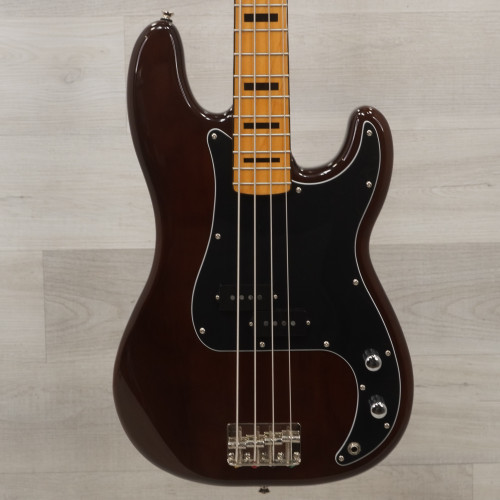 Used Squier Classic Vibe 70s Precision Bass Guitar Brown 40015-S000327558