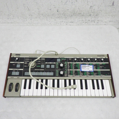 Vist Large View of Product Image Which is Used Korg Microkorg Synthesizer  with Microphone 