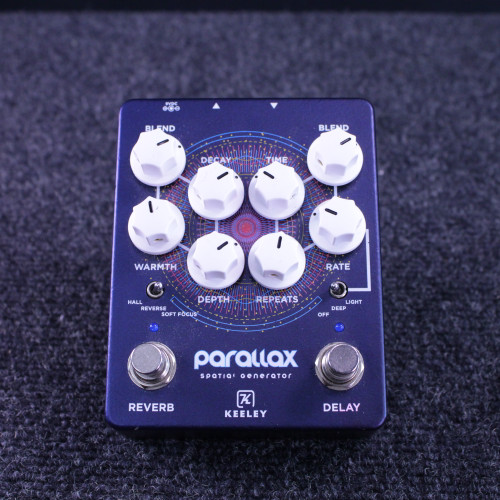 Used Keeley PARALLAX REVERB DELAY Reverb Pedal 40123-S000130179