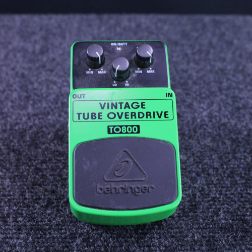 Used Behringer TO800 VINTAGE TUBE OVERDRIVE Overdrive Pedal 40123-S000130190