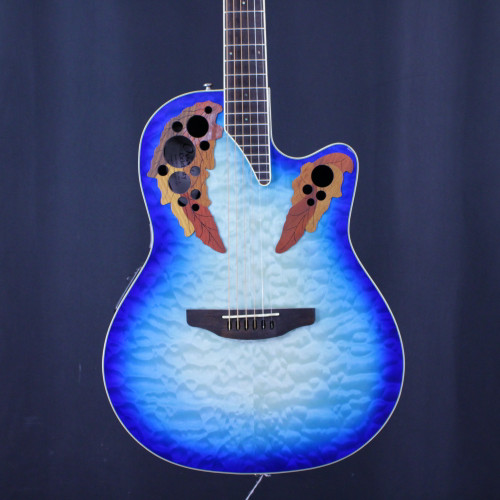 Used Ovation CELEBRITY CE48P-RG-G Laminate Top Acoustic Guitar Custom Graphics 40123-S000130212