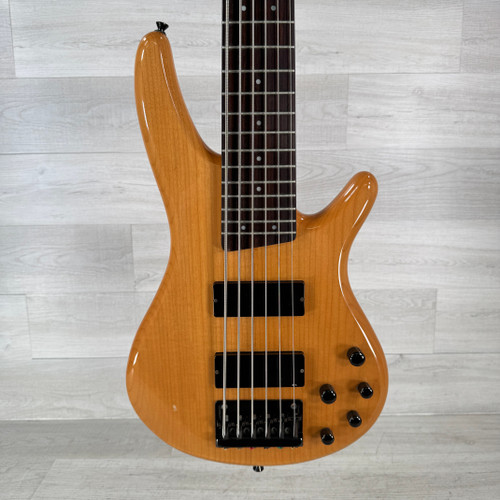 Used Ibanez SR406 6-string Bass Guitar - Natural 40112-S000178127