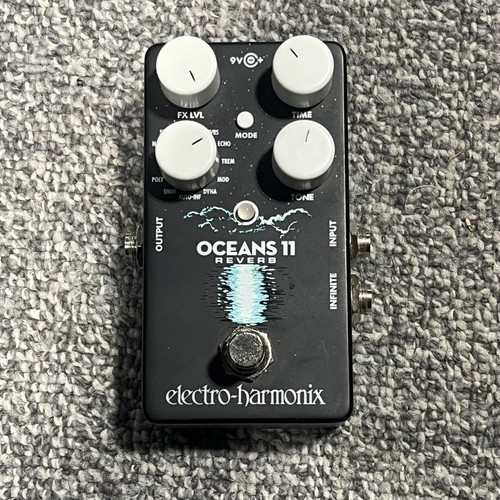 Used ELECTRO HARMONIX OCEANS 11 REVERB Guitar Pedal 41106-S000093673