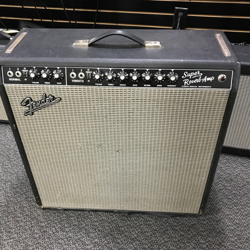 Used Fender 65 SUPER REVERB REISSUE 4 x 10 Tube Combo Amplifier 4 x 10 41125-S000039162