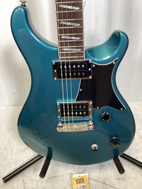 Used Paul Reed Smith - PRS SANTANA SE Double Cut Electric Guitar Blue 6-String 40107-S000152618
