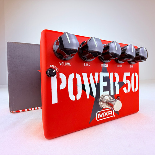 Used MXR Tom Morello Power 50 Overdrive Guitar Pedal 41121-S000050944