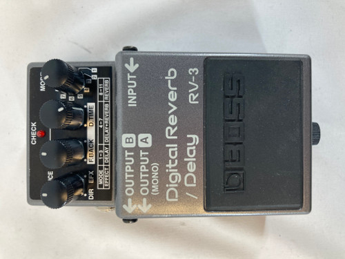 Used Boss RV-3 Guitar Effect Pedal 41127-S000057375