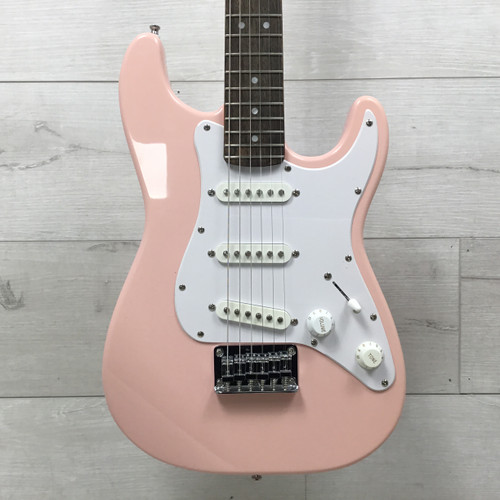 Used Squier Mini Stratocaster Electric Guitar Pink 40051-S000115060