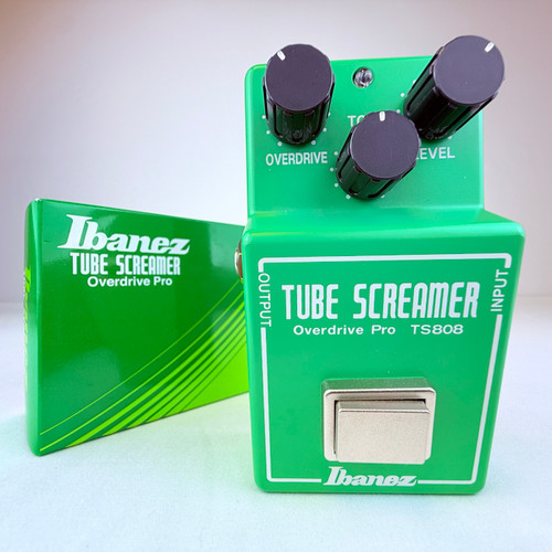 Used Ibanez TS-808 Tube Screamer Overdrive Pro Guitar Pedal 41121-S000050954