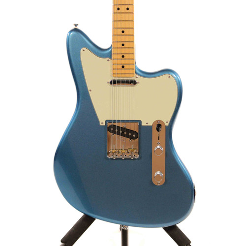 Used Fender LTD ED OFFSET TELECASTER Offset Double Cutaway Electric Guitar Blue 6-String