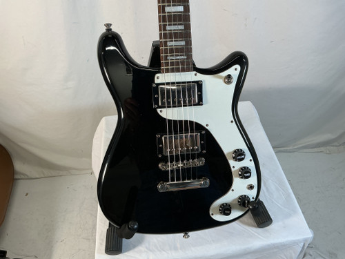 Vist Large View of Product Image Which is Used Epiphone WILSHIRE Double Cut Electric Guitar Black 6-String 40012-S000302707