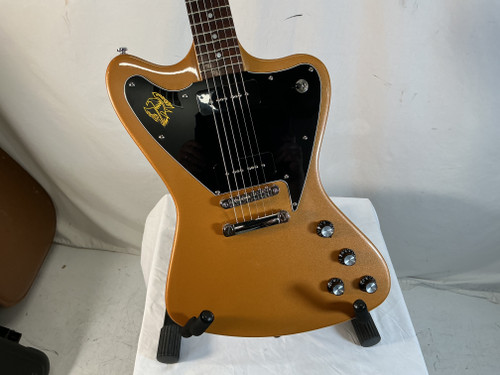 Vist Large View of Product Image Which is Used Eastwood STORMBIRD Offset Double Cutaway Electric Guitar Yellow 6-String 40012-S000302705