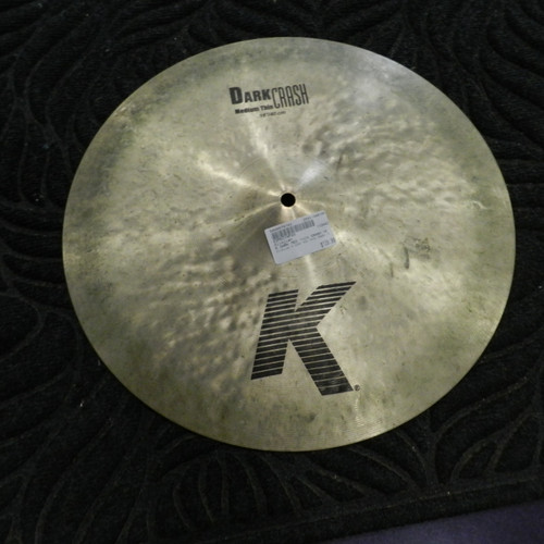 Used Zildjian K DARK MED THIN CRASH 16 Crash Cymbal 16" 40105-S000076102