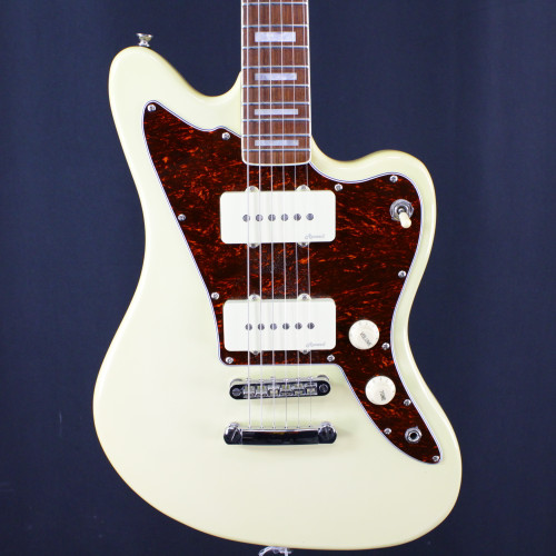 Used HARLEY BENTON JA-60 VW VT SERIES Offset Double Cutaway Electric Guitar Yellow 6-String 40123-S000130280