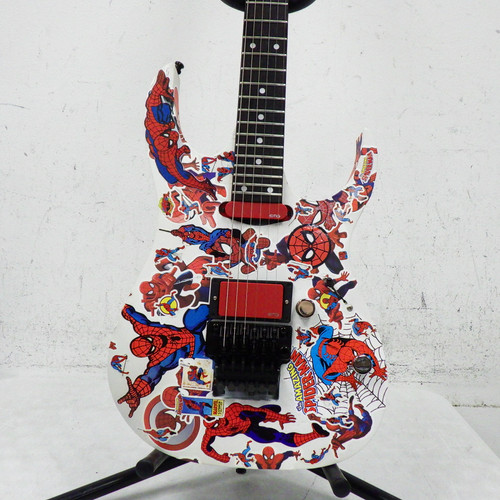 Used Ibanez 1988 RG560 Spiderman Stickerbombed Electric Guitar 40042-S000258433