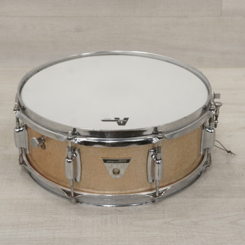 Used Ludwig 14x5 Standard Vintage Snare Drum Champgne Mist 40015-S000327678