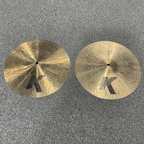 Used ZILDJIAN K CUSTOM DARK 14" HI HATS 41106-S000093754