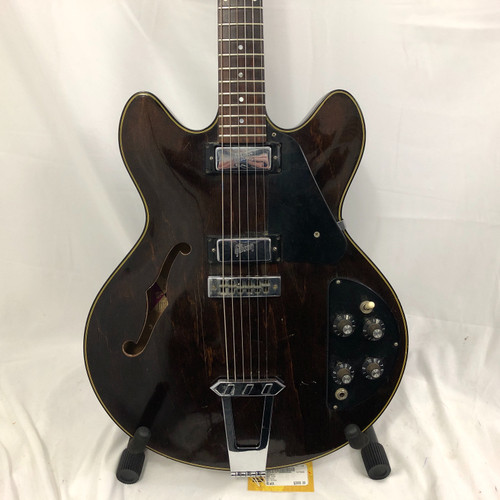Used Gibson ES 325 Vintage Semi-Hollow Electric Guitar Black 6-String 41128-S000106051