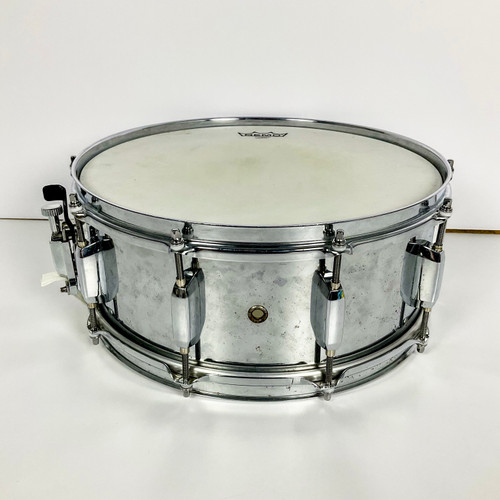 Used 6 x 14 Steel Snare Drum 14" 41103-S000055929