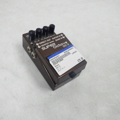 Used Boss OC-3 Super Octaver Pedal 40042-S000258457