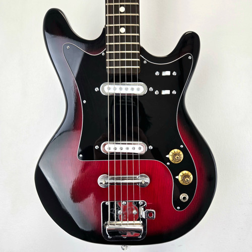 Used Kingston MIJ ELECTRIC 1960S Vintage Double Cutaway Electric Guitar Sunburst 6-String 41124-S000204452
