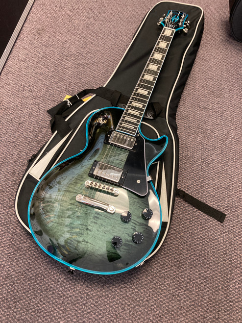 Used Epiphone LES PAUL CUSTOM WIDOW Electric Guitar Blue 6-String 40085-S000105389